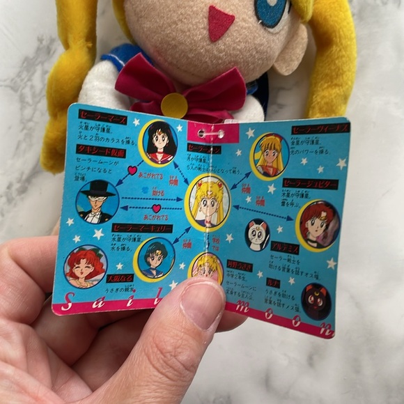 Vintage Sailor Moon Serena plush doll - AS IS Condition See photos - Picture 4 of 10